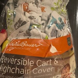 Eddie Bauer baby shopping cart cover